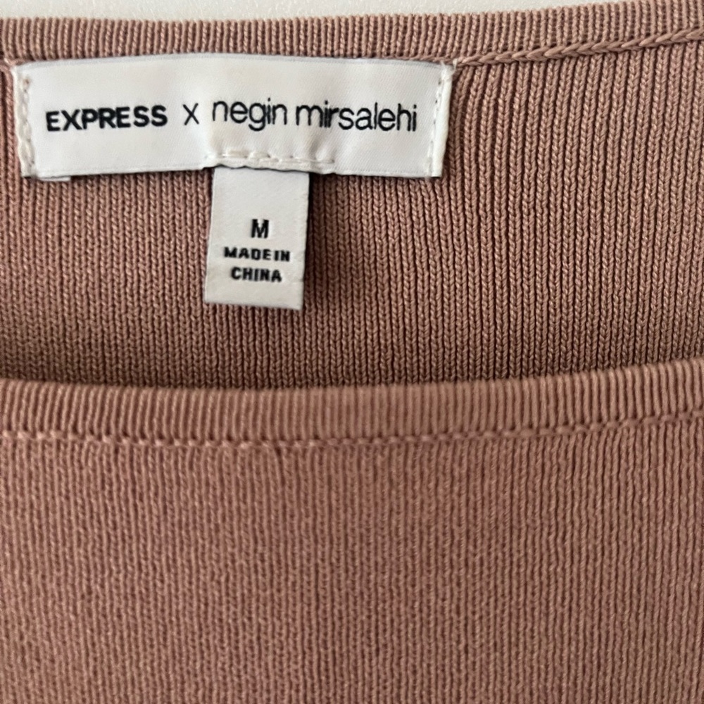 Express Nude body con dress